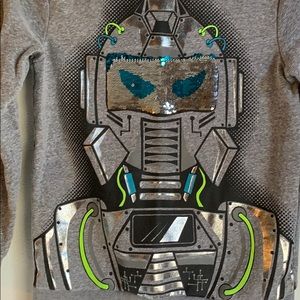 Boys Graphic Sequined SweatShirt